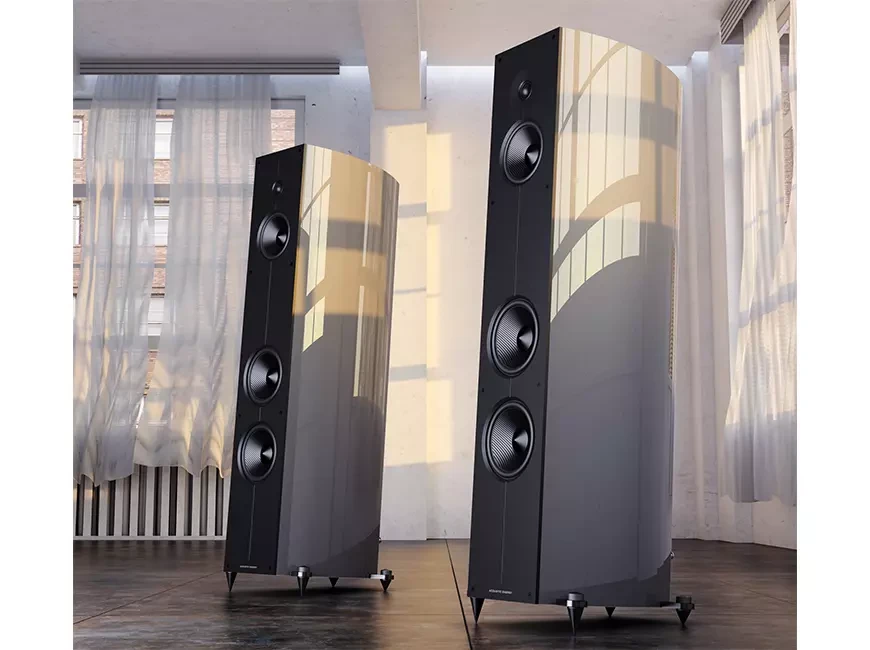 Акустические системы&nbsp;Acoustic Energy Corinium&nbsp;в отделке&nbsp;Midnight Silver