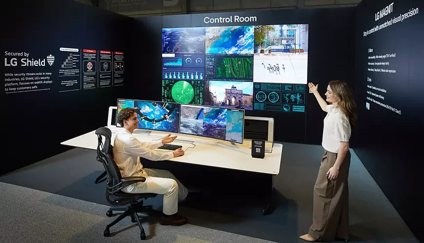 Компания LG Electronics представила на выставке ISE 2026 решения B2B