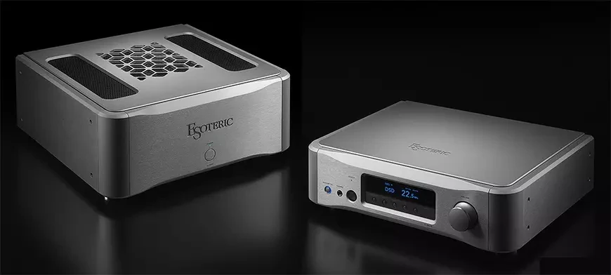 Esoteric N-05XE и S-05XE – сетевой предусилитель с ЦАП и усилитель мощности
