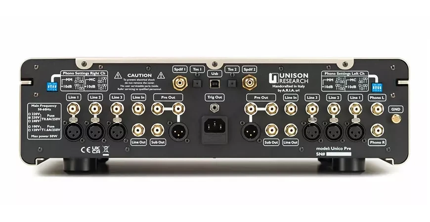 Гибридный предварительный усилитель Unison Research Unico Pre v2