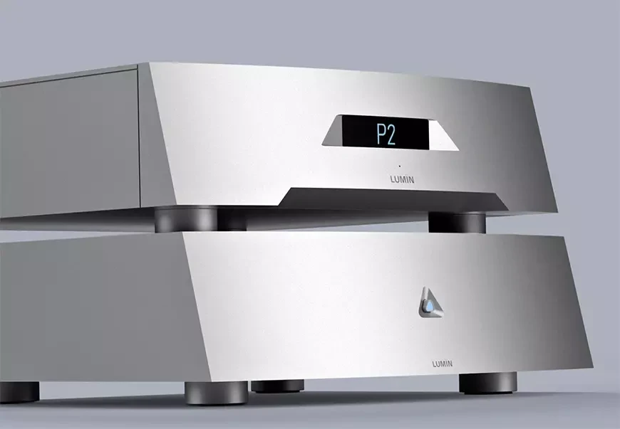 Сетевой хаб&nbsp;Lumin P2 и усилитель мощности&nbsp;Lumin Amp