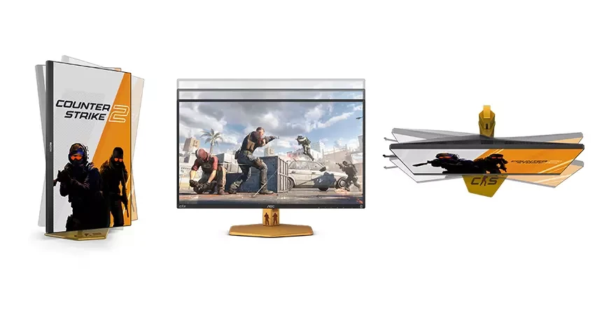 AOC CS24A и CS25G – мониторы с частотой до 610 Гц для настоящих игроков в Counter‑Strike 2
