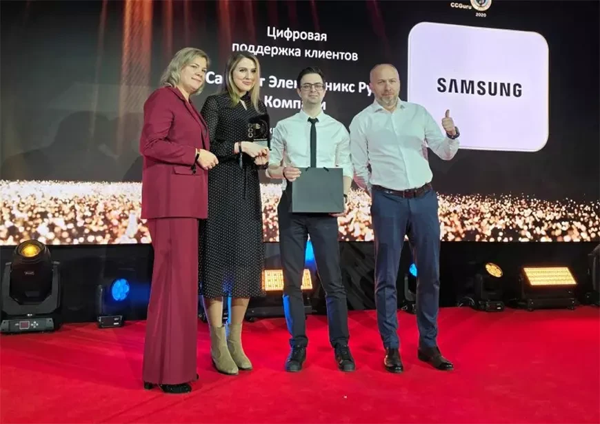 Samsung Electronics стала победителем Премии CCGURU AWARDS | «Хрустальная Гарнитура»