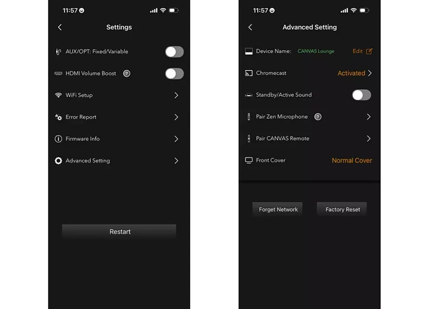 Новая прошивка для аудиосистемы CANVAS