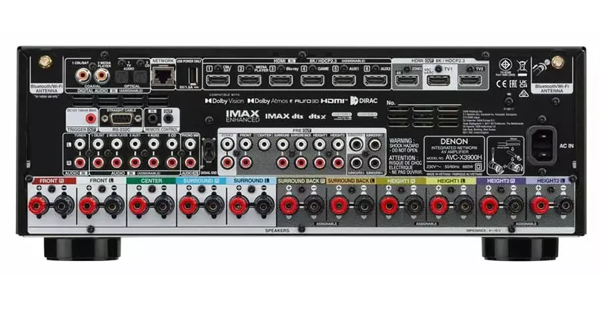 Кинотеатральный AV-ресивер Denon AVC-X3900H