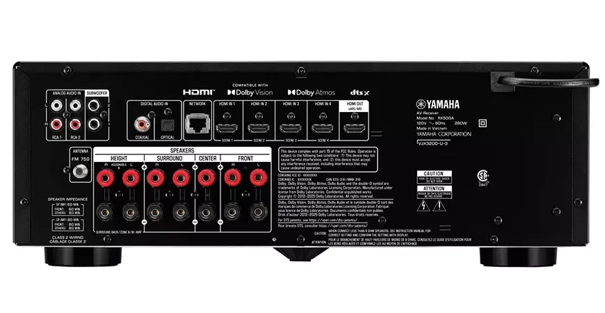Кинотеатральный AV-ресивер&nbsp;Yamaha RX500A