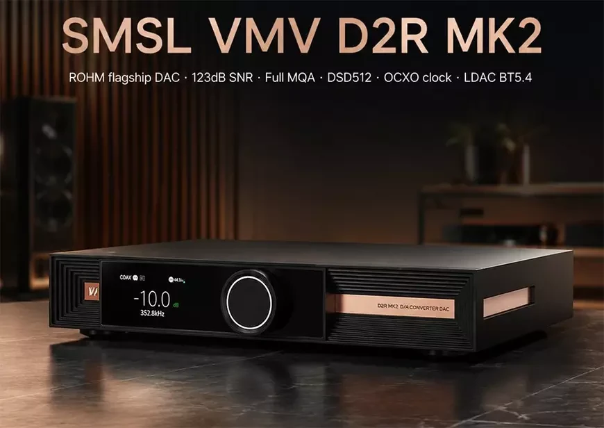 Внешний настольный ЦАП SMSL VMV D2R MK2