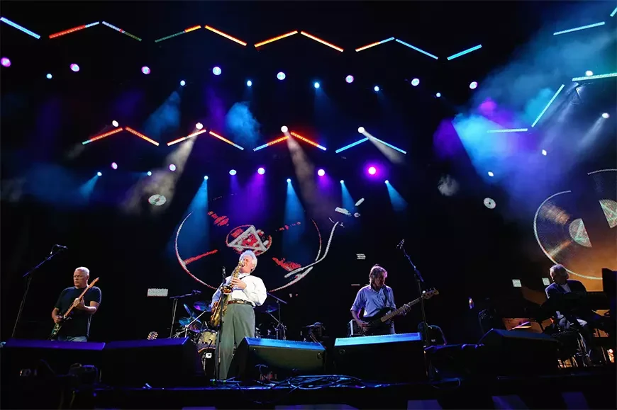 Pink Floyd на благотворительном концерте Live 8 в 2005 году