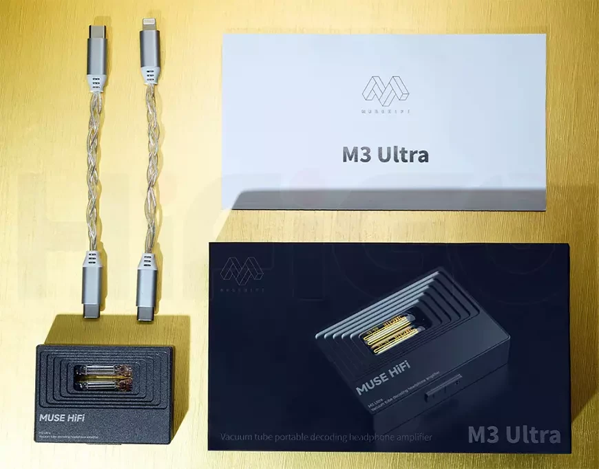 Портативный ЦАП с ламповым усилителем для наушников Muse HiFi M3 Ultra
