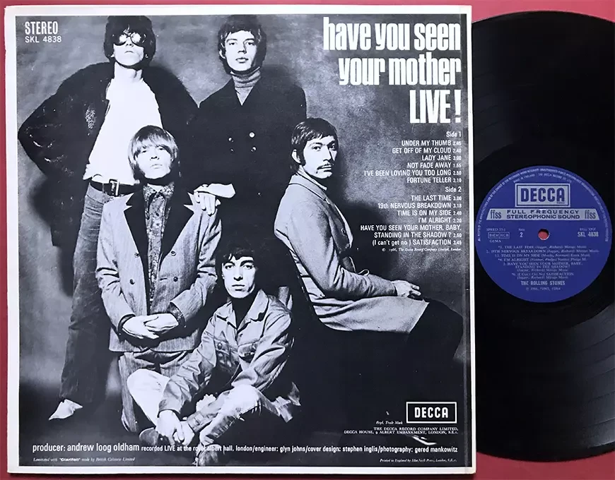 Концертный альбом Rolling Stones Have You Seen Your Mother Live!&nbsp;