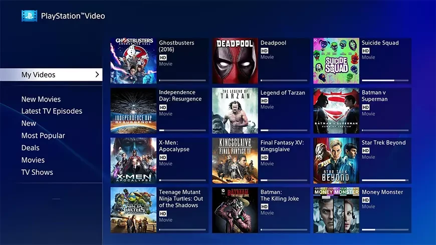 PlayStation удалит 551 фильм из библиотек пользователей