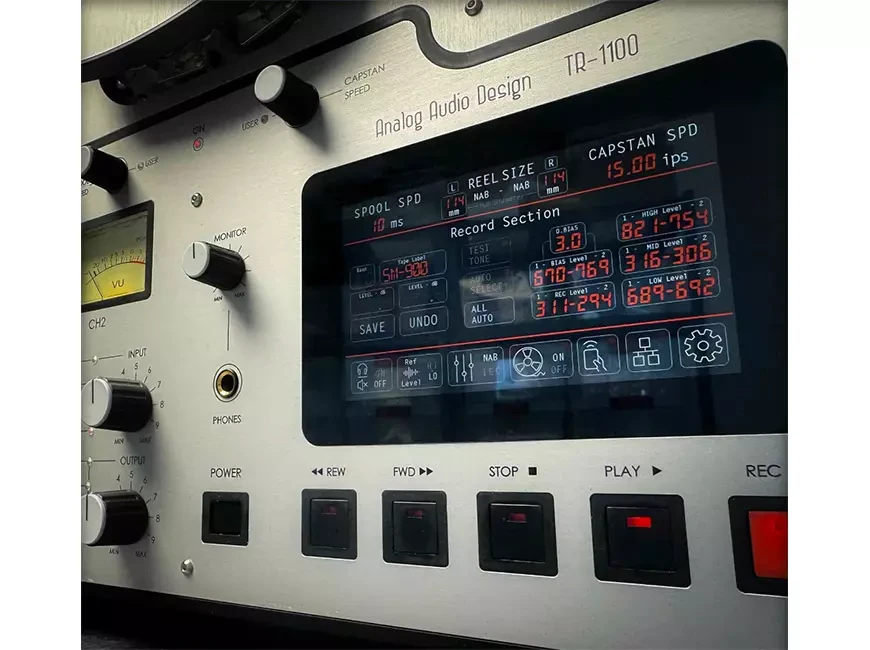 Analog Audio Design TR-1100 – двухдорожечный катушечный магнитофон с функцией записи