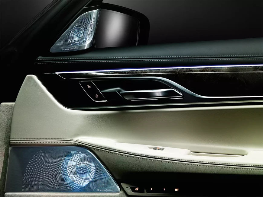 Bowers & Wilkins Diamond Surround Sound System on BMW 7 Series MY2026