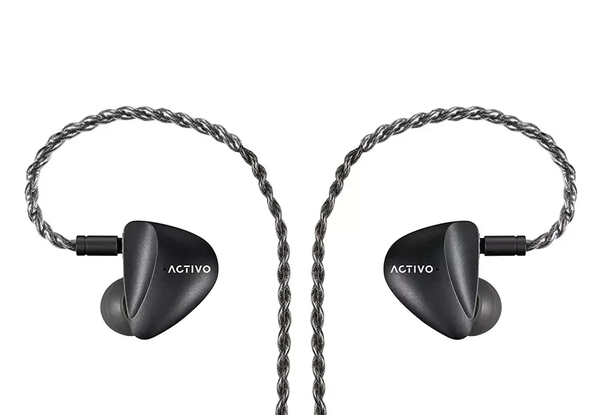 Гибридные внутриканальные наушники ACTIVO Scoop Black