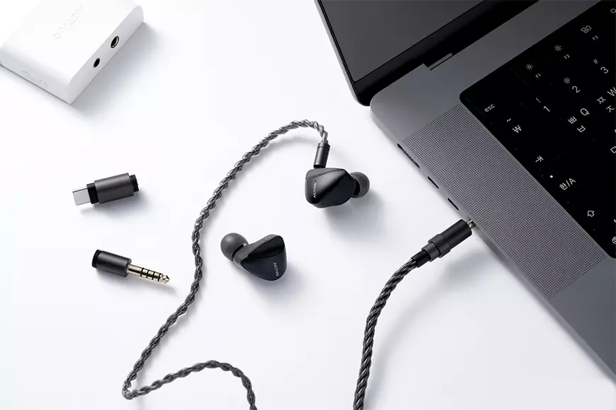 Гибридные внутриканальные наушники ACTIVO Scoop Black