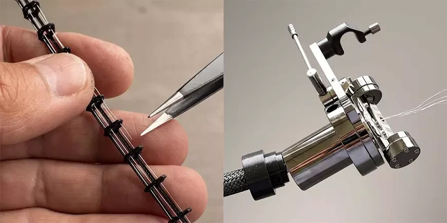 Тонарм Transrotor TRA 9 с внутренней проводкой in-akustik AIR Pure Silver