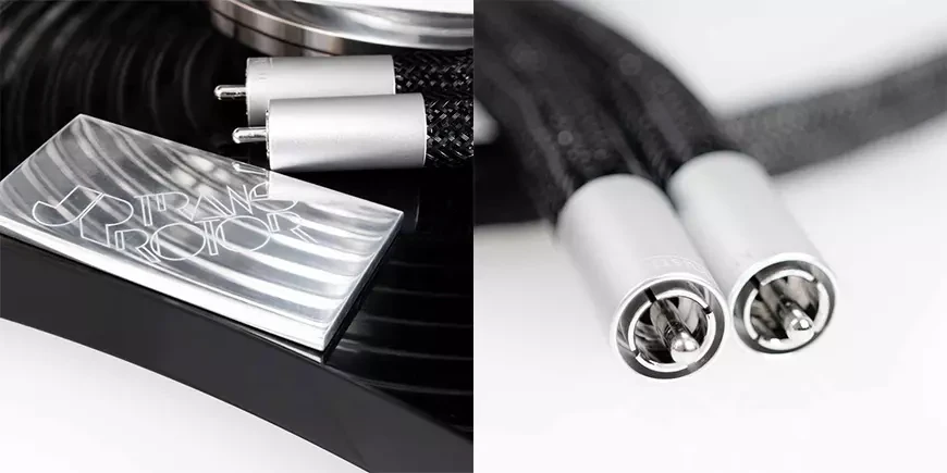 Тонарм Transrotor TRA 9 с внутренней проводкой in-akustik AIR Pure Silver