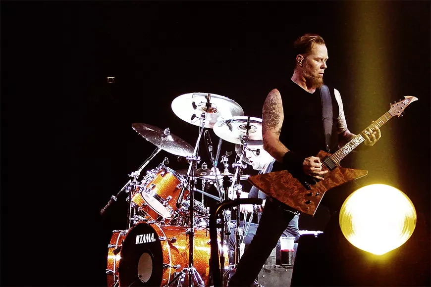 Фронтмен американской метал-группы Metallica Джеймс Хэтфилд (James Hetfield)