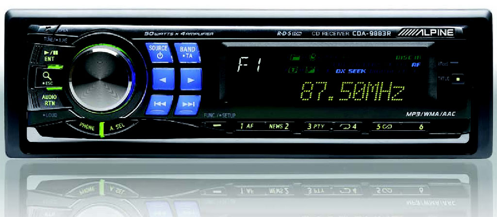 CD-ресивер Alpine CDA-9883R