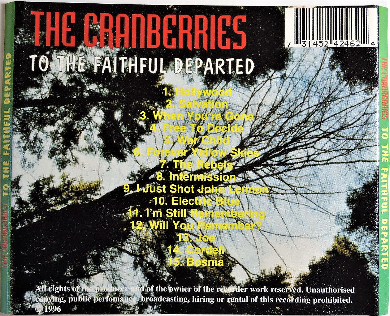 THE CRANBERRIES To The Faithful Departed / CD HiFi.ru