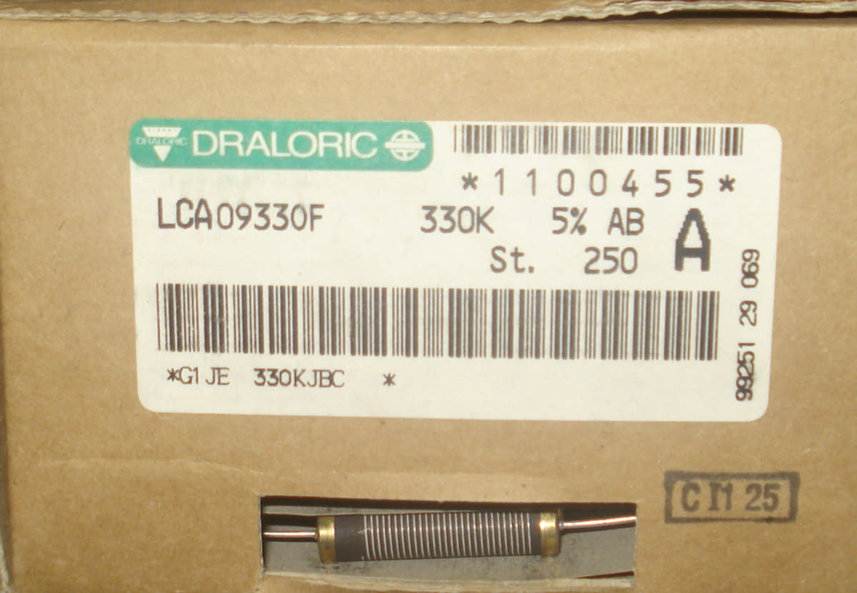 Резисторы VISHAY Draloric (угольные) | Hi-Fi.ru