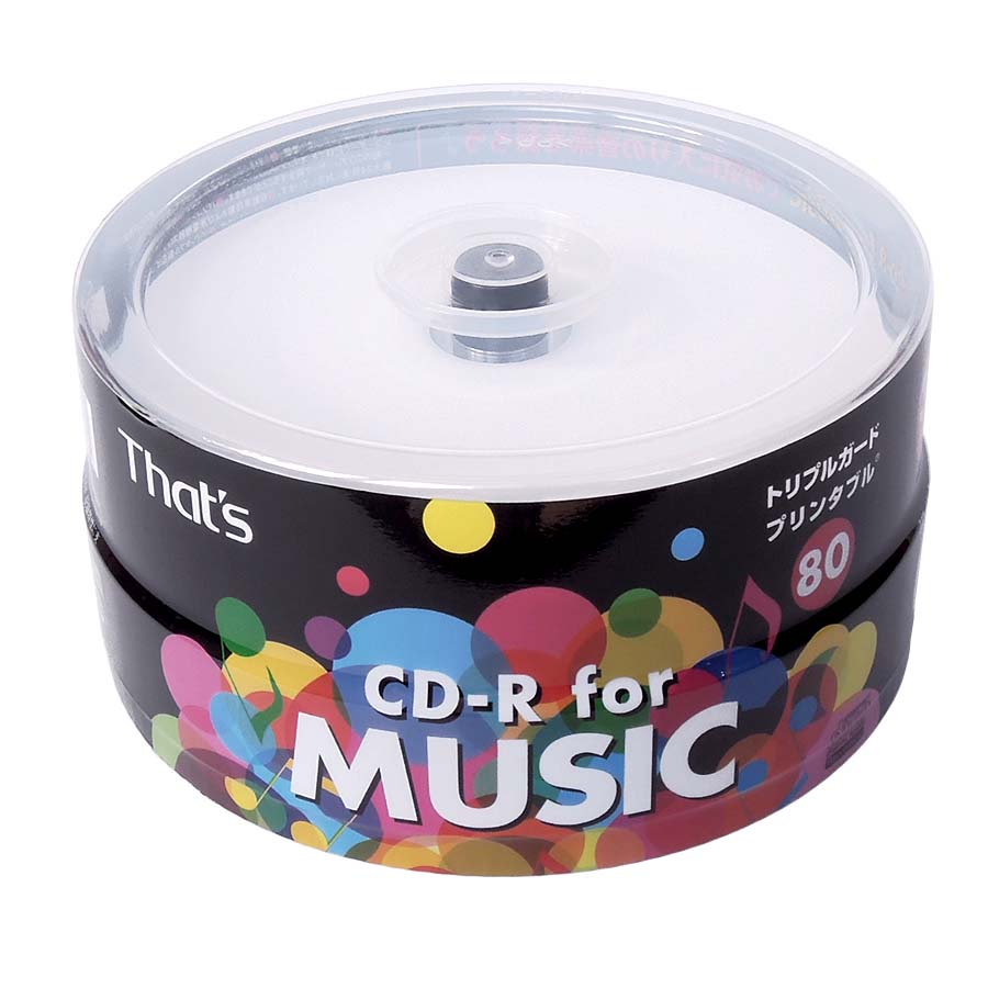Диски CD-R Taiyo Yuden THAT'S Music 80min 30 шт. | Hi-Fi.ru