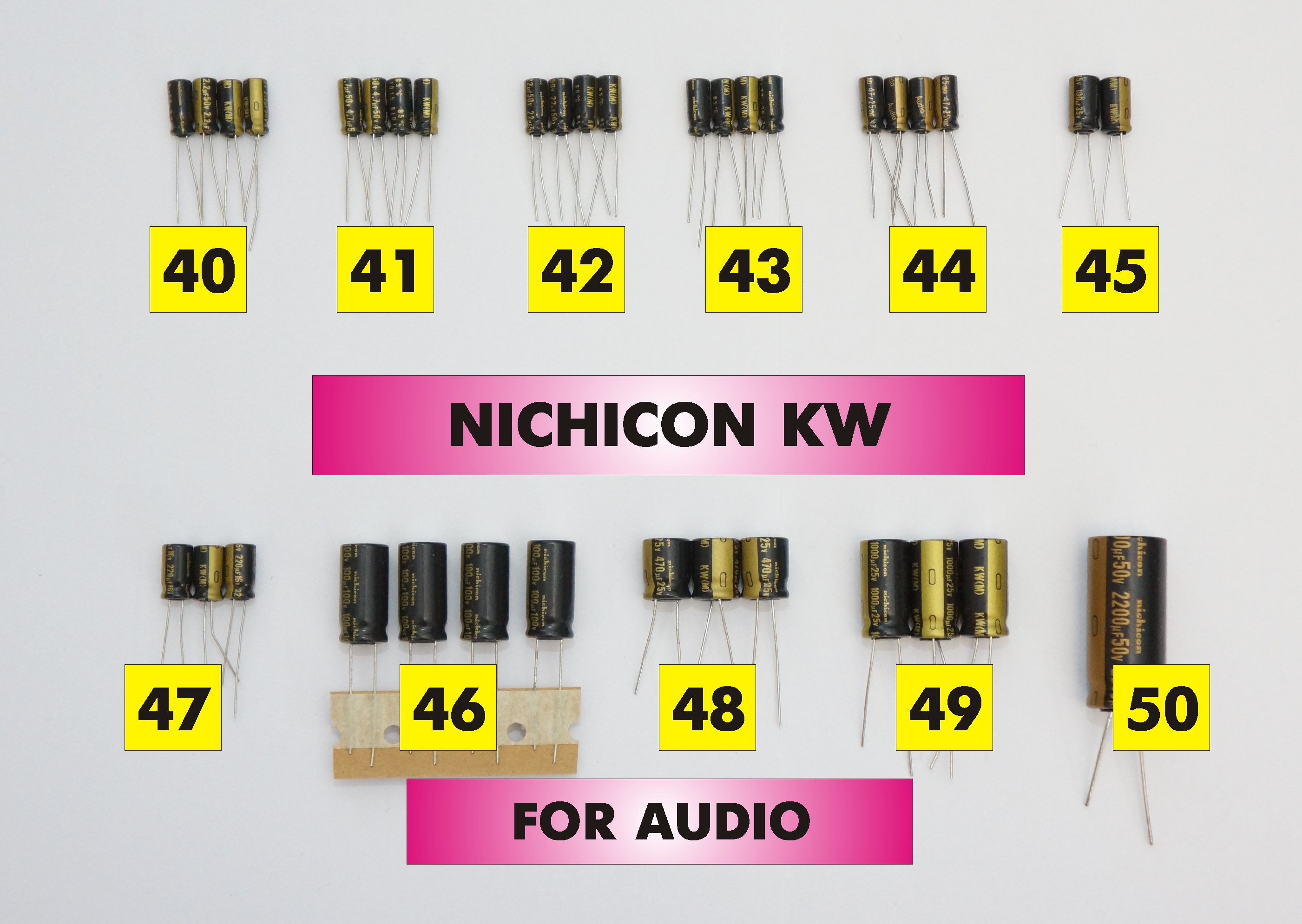Nichicon электролитические конденсаторы