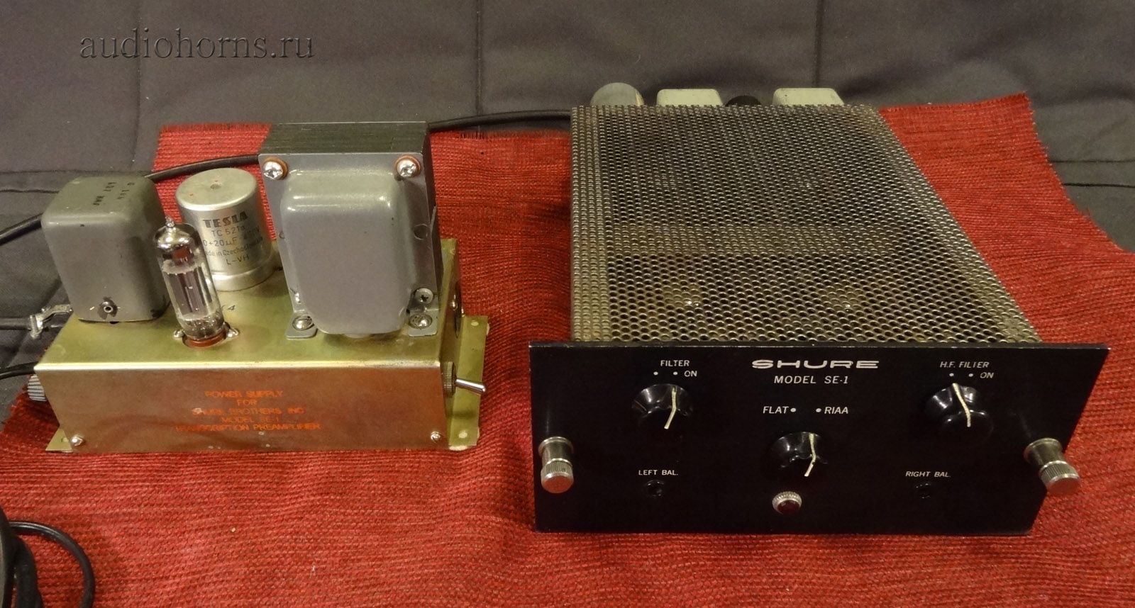 Shure SE-1 Phono Preamp Фонокорректор Ламповый 60-х годов SE1 | Hi-Fi.ru