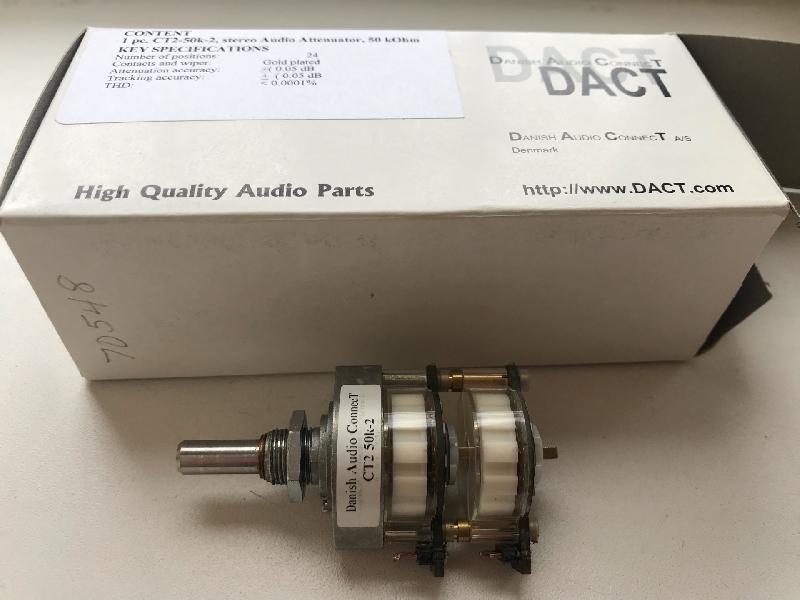 Потенциометр DACT CT2-50k-2 стерео (дискретный) | Hi-Fi.ru