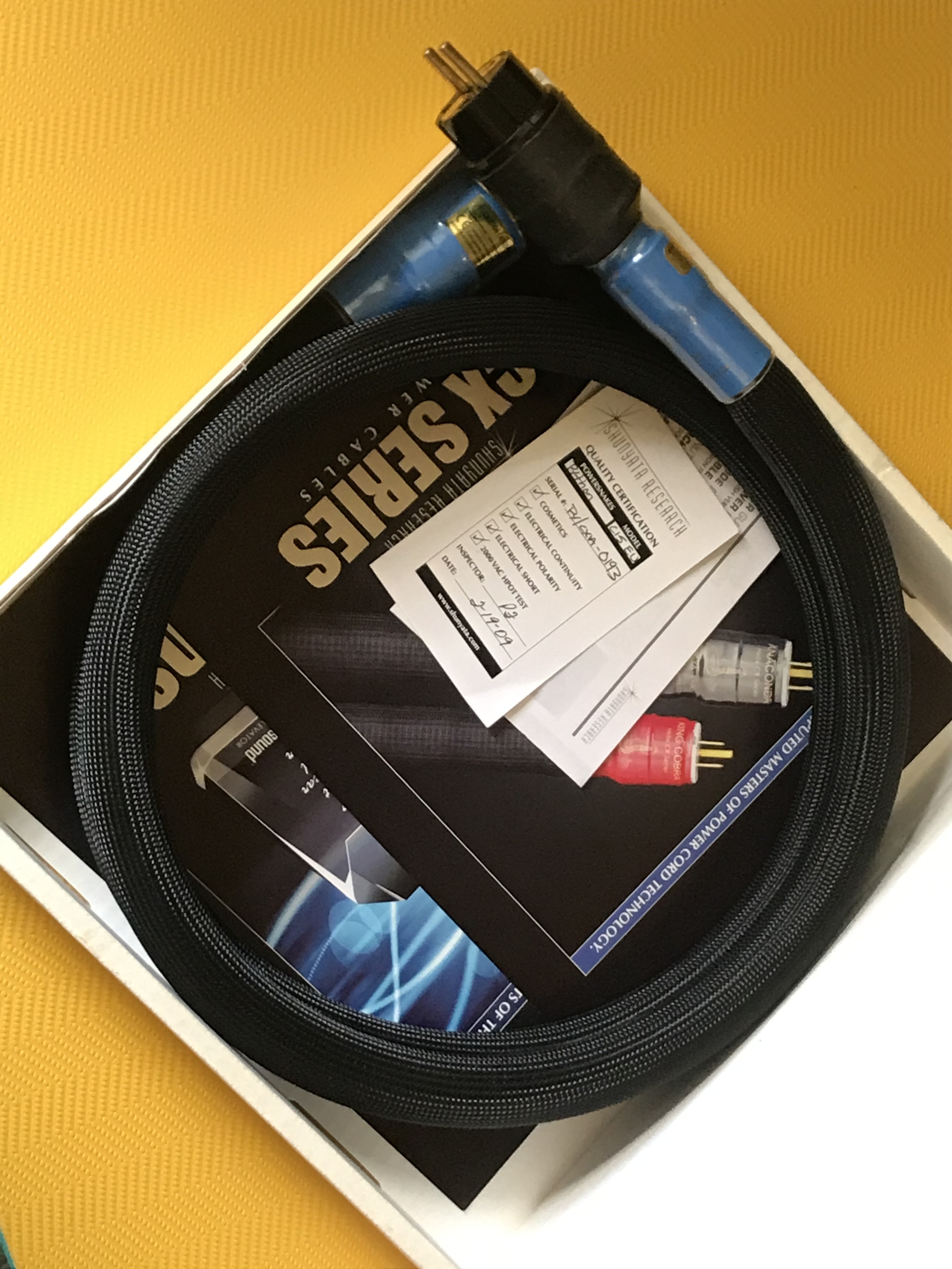 Сетевой кабель Shunyata Research Python CX C15 1.8m Shuko(Евровилка) HI ...