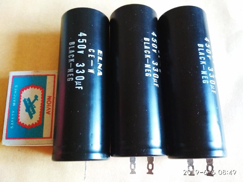 конденсаторы Elna 330мкФ 450В | Hi-Fi.ru