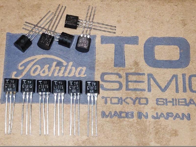 20PCS Transistor 2SC1815GR NPN TO-92 - 50V 150mA 400mW, Marquage C1815