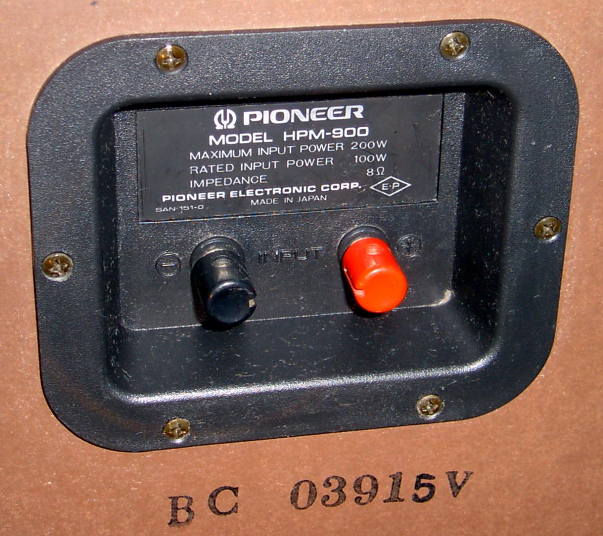 hpm 900 pioneer