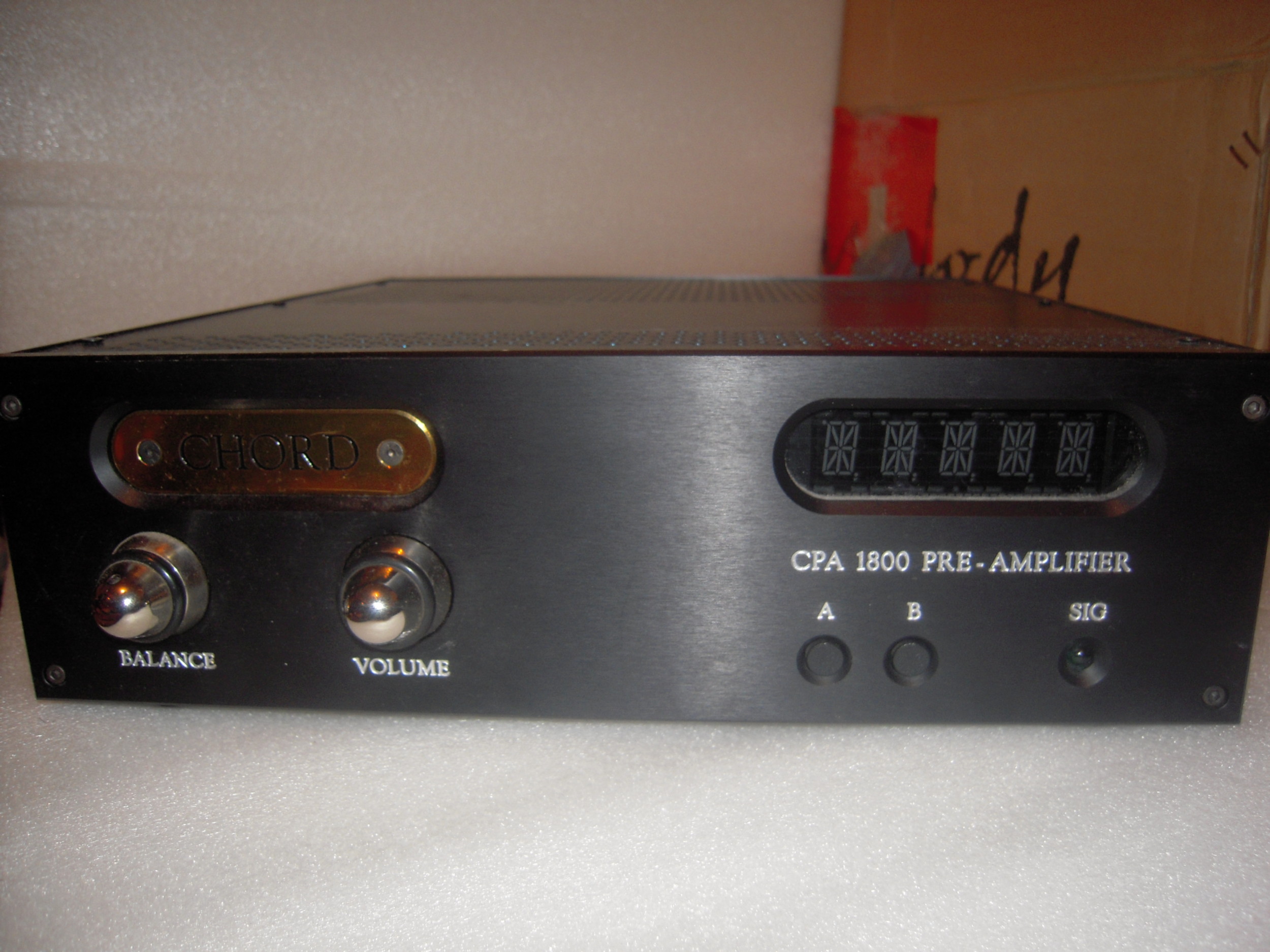 предварительный усилитель мощности CHORD CPA-1800. | Hi-Fi.ru