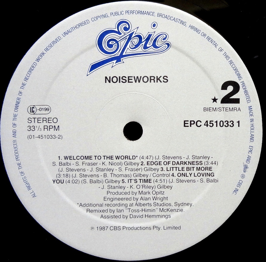 Винил Noiseworks Noiseworks/ 1987/ Holland HiFi.ru