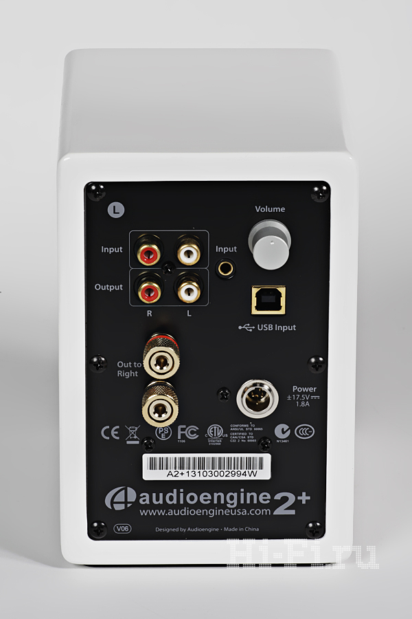 Активные акустические системы со встроенным ЦАП Audioengine A2+