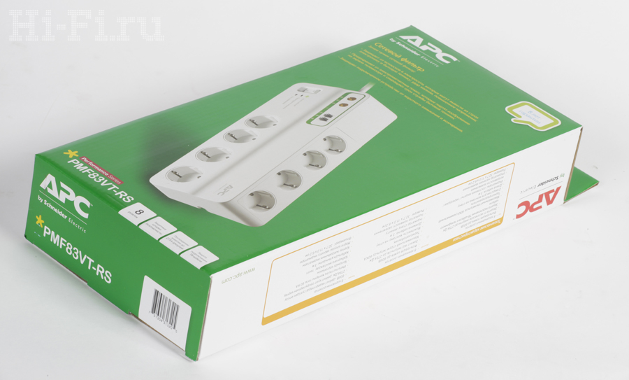 Сетевой фильтр АРС SurgeArrest PMF83VT-RS Сетевой фильтр АРС SurgeArrest PMF83VT-RS