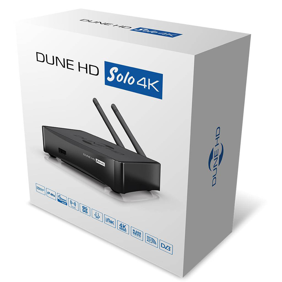Сетевой мультимедийный проигрыватель Dune HD Solo 4K