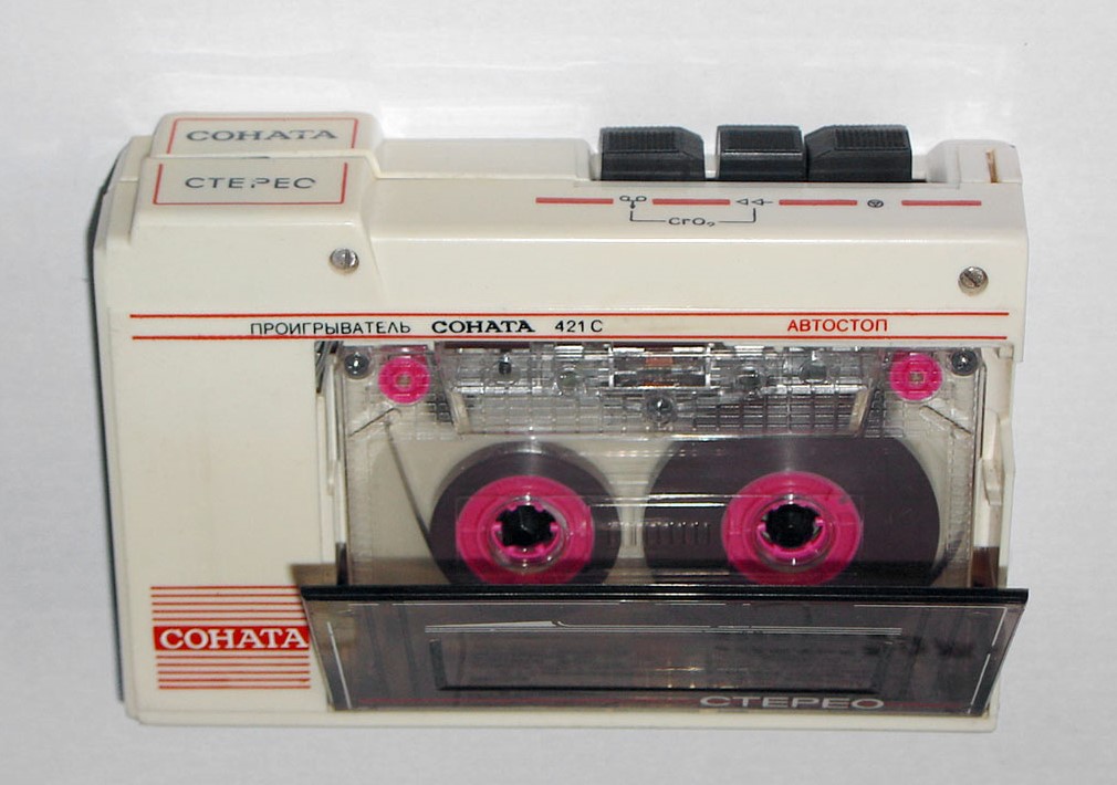 Первый кассетный аудиоплеер в СССР