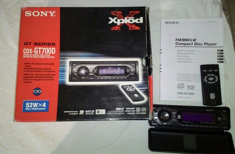 Автомобильная магнитола sony