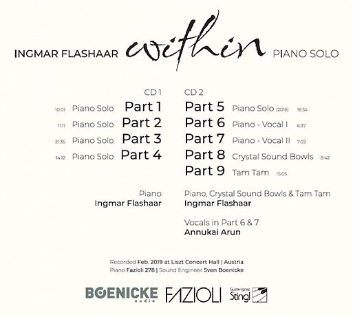 Двойной компакт-диск Ingmar Flashaar "Piano Solo"
