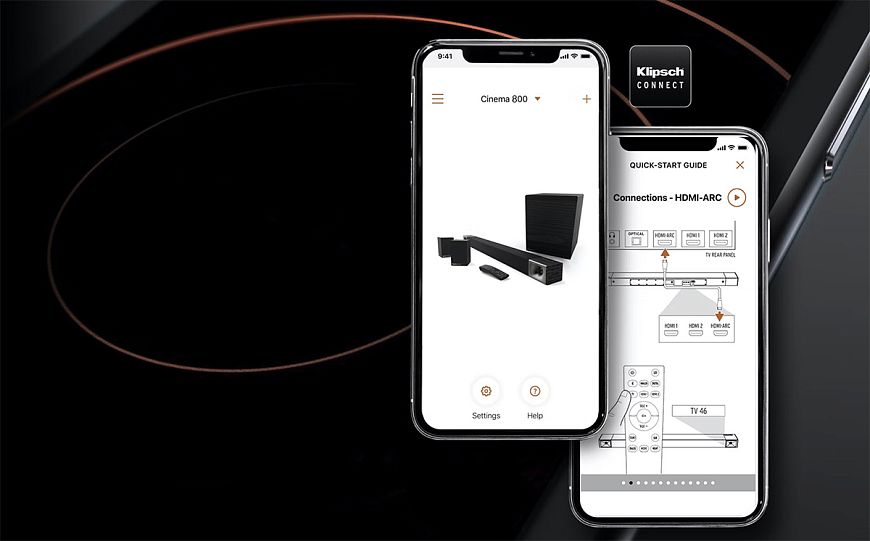 Саундбар с беспроводным сабвуфером Klipsch Cinema 800