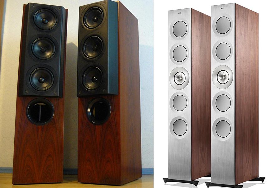 KEF Reference 105/3 (1992) – KEF Reference 5 (2017)