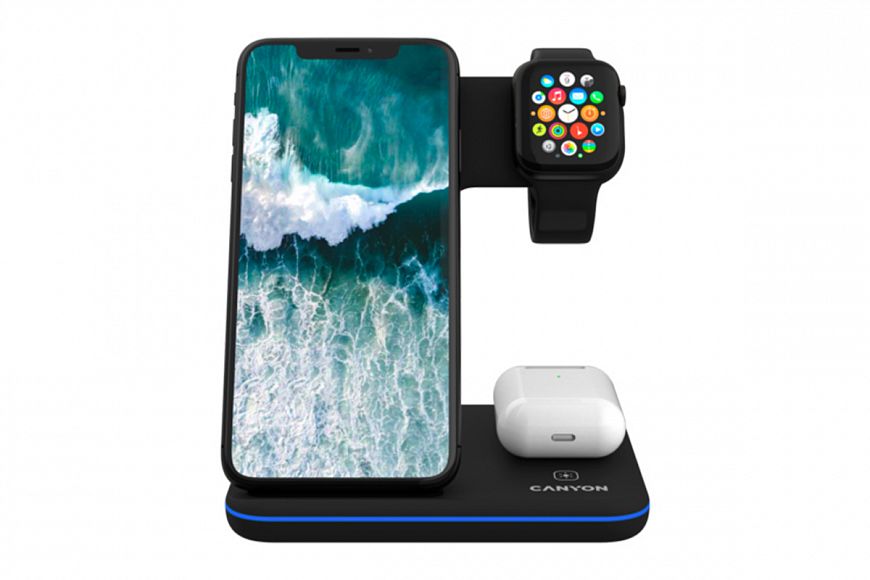 Беспроводная зарядка для гаджетов Apple от Canyon