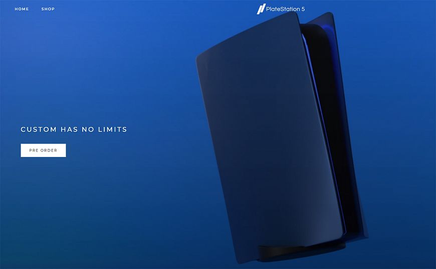 Для Sony PlayStation 5 можно заказать кастомные боковые панели разных цветов