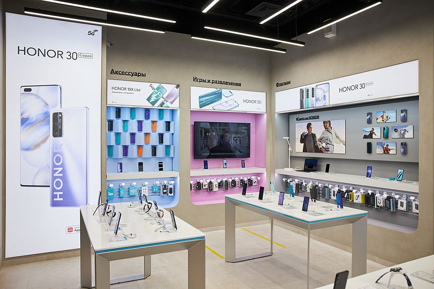 Монобрендовые магазины HONOR по всей России!
