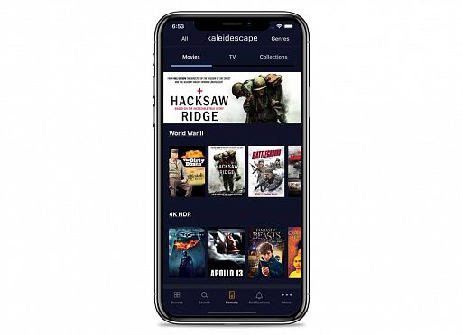 Приложение для системы Kaleidescape под iOS