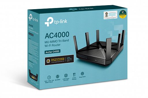 Трехдиапазонный Wi-Fi роутер TP-Link Archer C4000