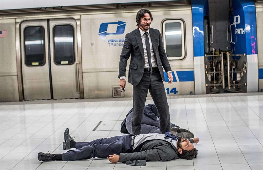 4. “Джон Уик 2” / Джон Уик – 128 человек