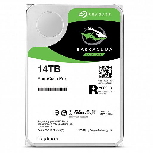 Жесткий диск Seagate BarraCuda® Pro 14TB